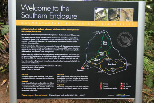 Southern Enclosure sign