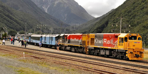 rail trips new zealand south island