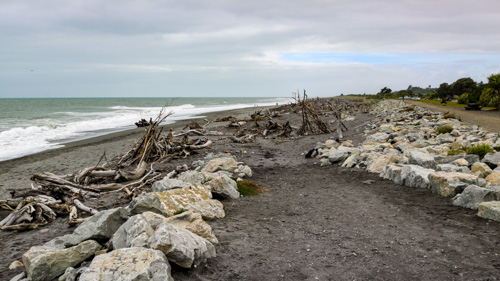 Access to Hokitika Beach from Sunset Point, Hokitika, West Coast, South Island, New Zealand