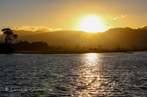 Honeymoon Sunset at Collingwood, Tasman, New Zealand