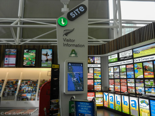 New Zealand i-Site Visitor Information for Tourists at Auckland Airport