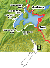 Lake Waikeremoana Track Map