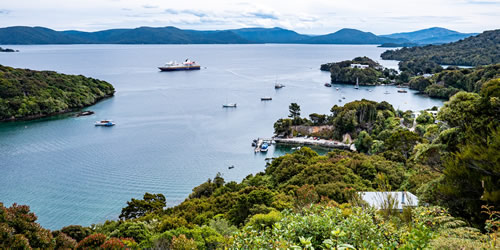 Ferry to Stewart Island, Southland, New Zealand