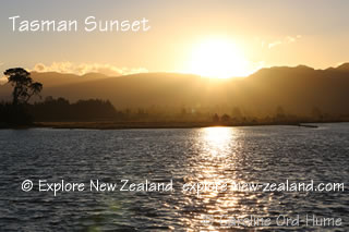 Tasman Sunset at Collingwood New Zealand Tasman Sunset at Collingwood New Zealand