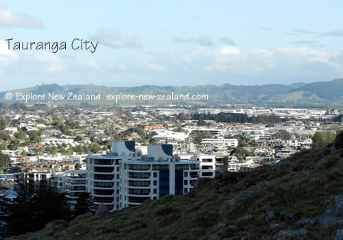 View to Tauranga from Mount Maunganui