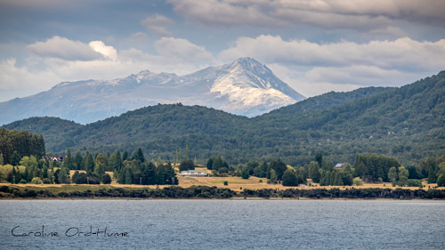 Lake Te Anau View to Mountains in Fiordland National Park, Southland, New Zealand